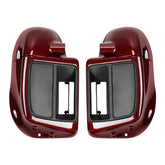 HR3 Mysterious Red Sunglo Vented Lower Fairing Kit With 6.5" Speaker Pods For Harley Touring models 2015-2024